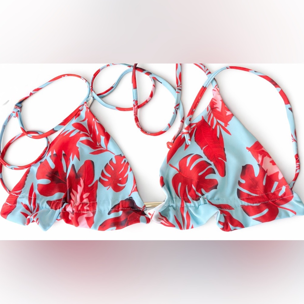 HOTT GIRL SUMMER Bikini Top 🔥🌴 Tropical Baddie Vibes | SIZE SMALL - Picture 2 of 4